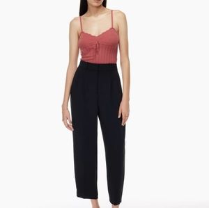 Aritzia Wilfred Carrot Pant in Black